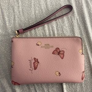 Coach Butterfly Wristlet